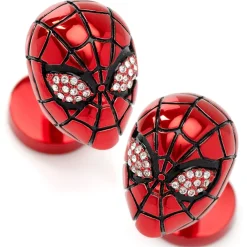Marvel 3D Spider-Man Crystal Cufflinks