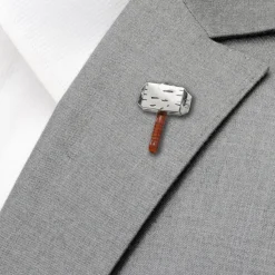 Marvel 3D Thor Hammer Lapel Pin