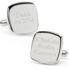 Ox and Bull Trading Co. Daddy Established Engravable Cufflinks