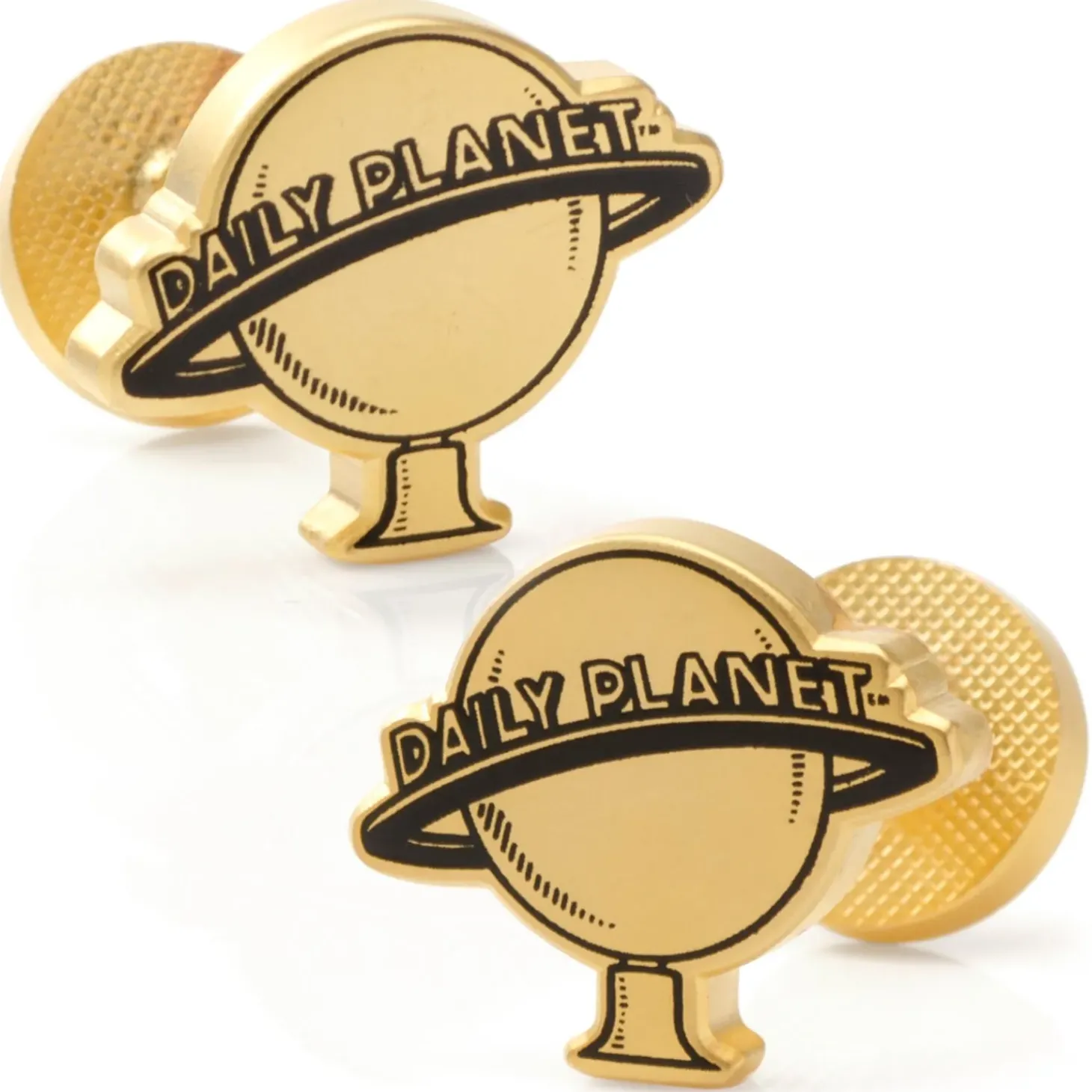 DC Comics Daily Planet Gold Cufflinks
