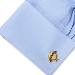 DC Comics Daily Planet Gold Cufflinks
