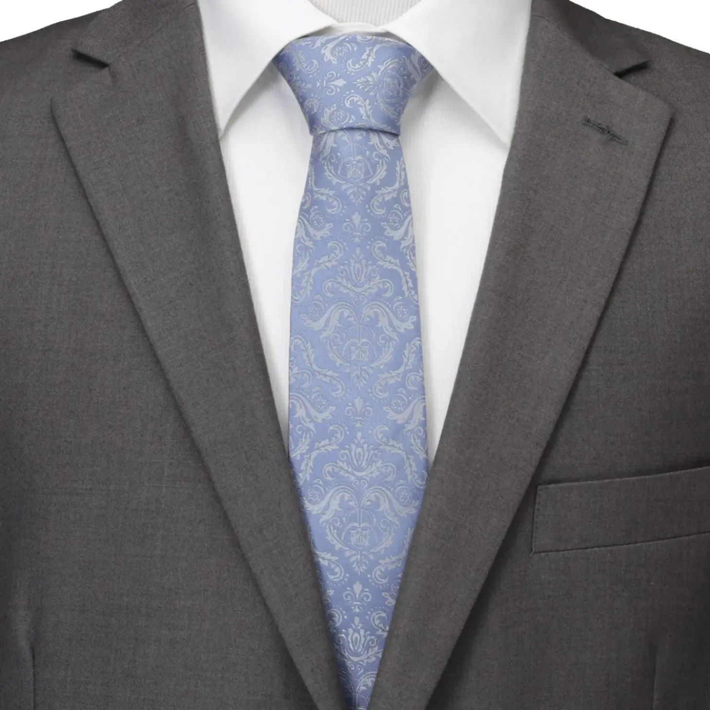 Star Wars Damask Darth Vader Blue Men's Tie