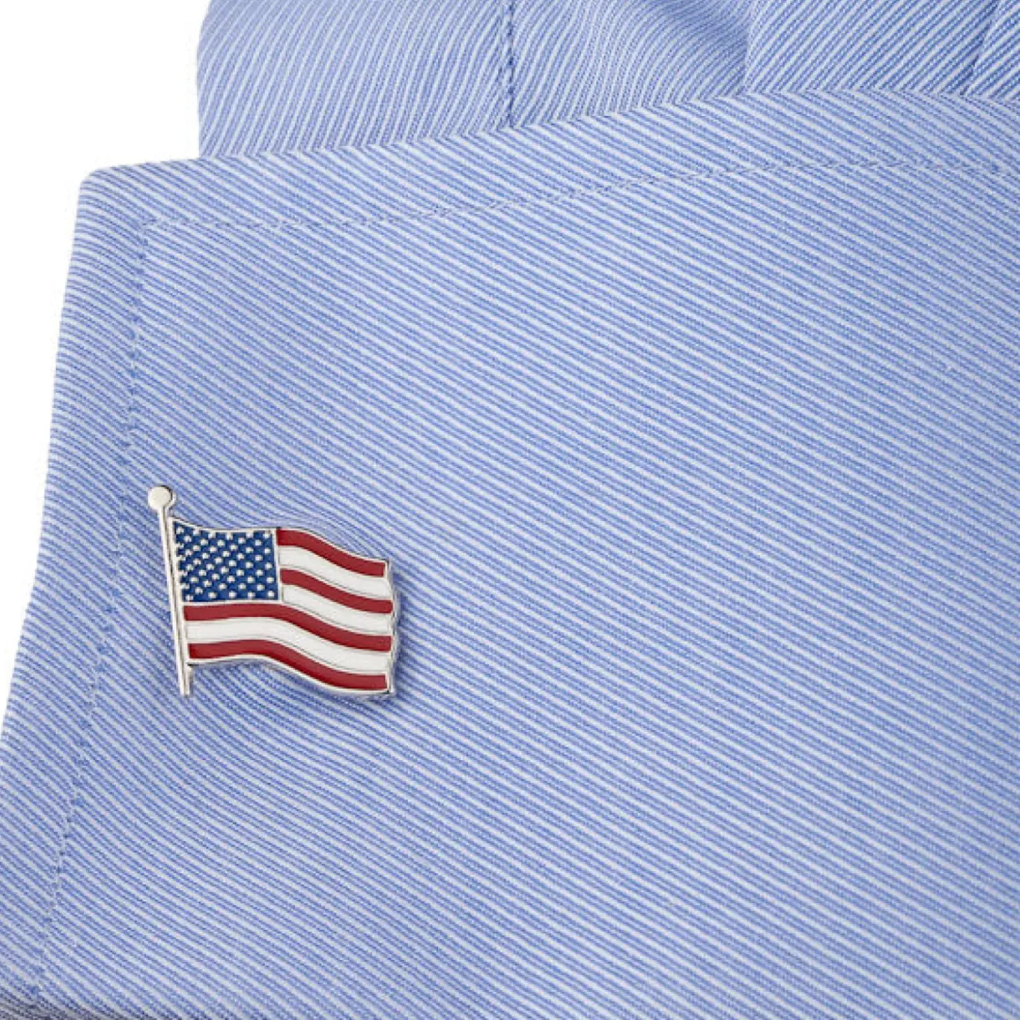 JJ Weston Dancing American Flag Cufflinks