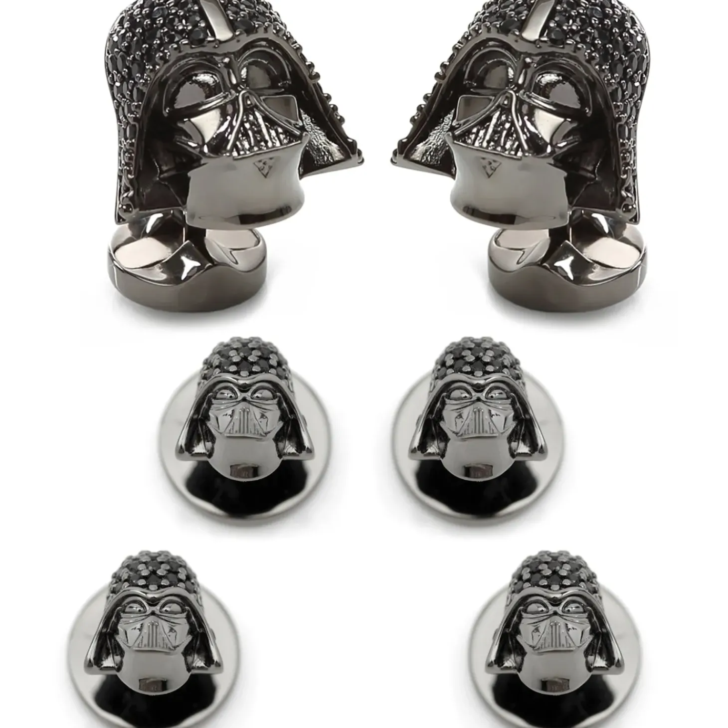 Star Wars Darth Vader Crystal Helmet Stud Set