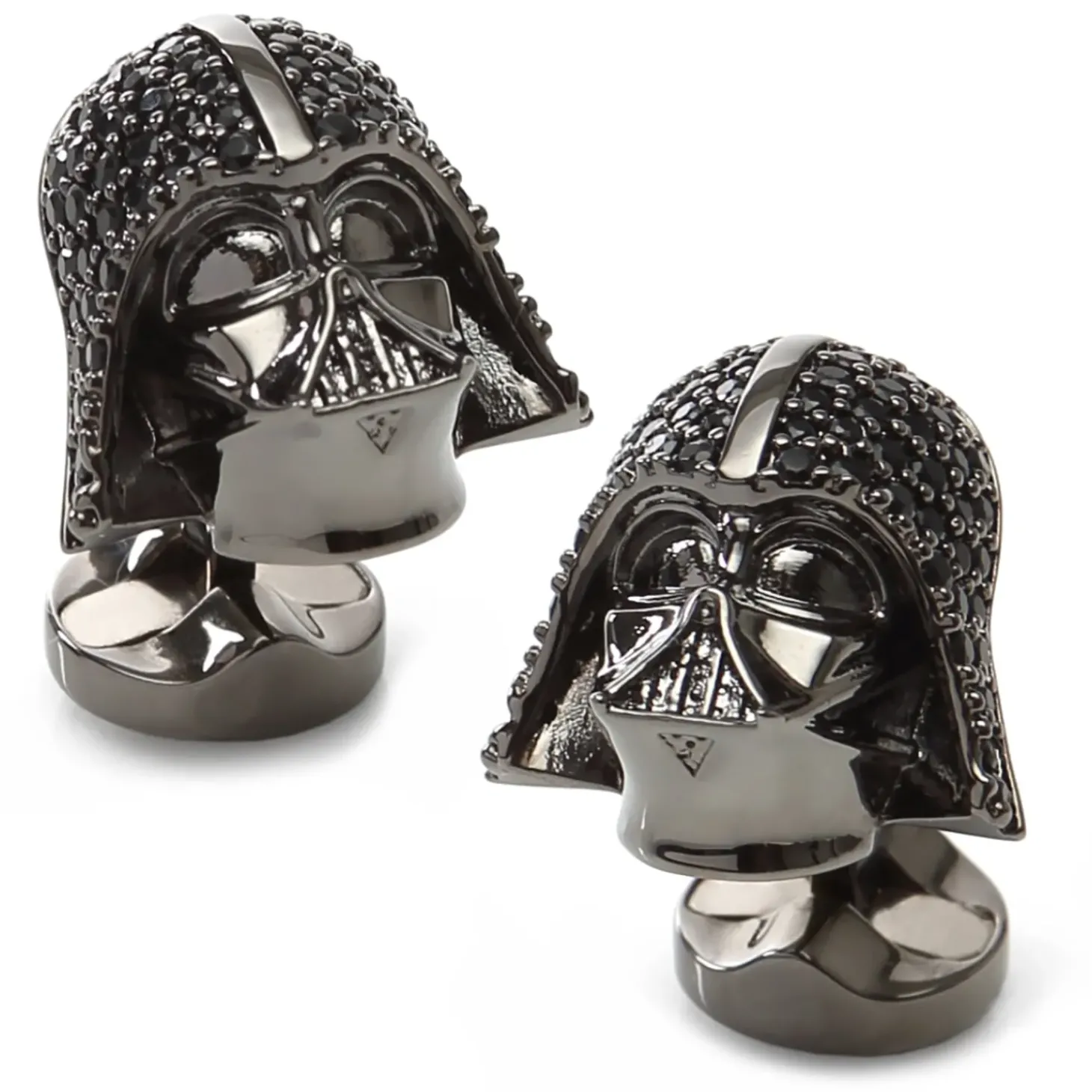 Star Wars Darth Vader Crystal Helmet Cufflinks
