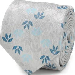 Star Wars Darth Vader Floral Gray Men's Tie