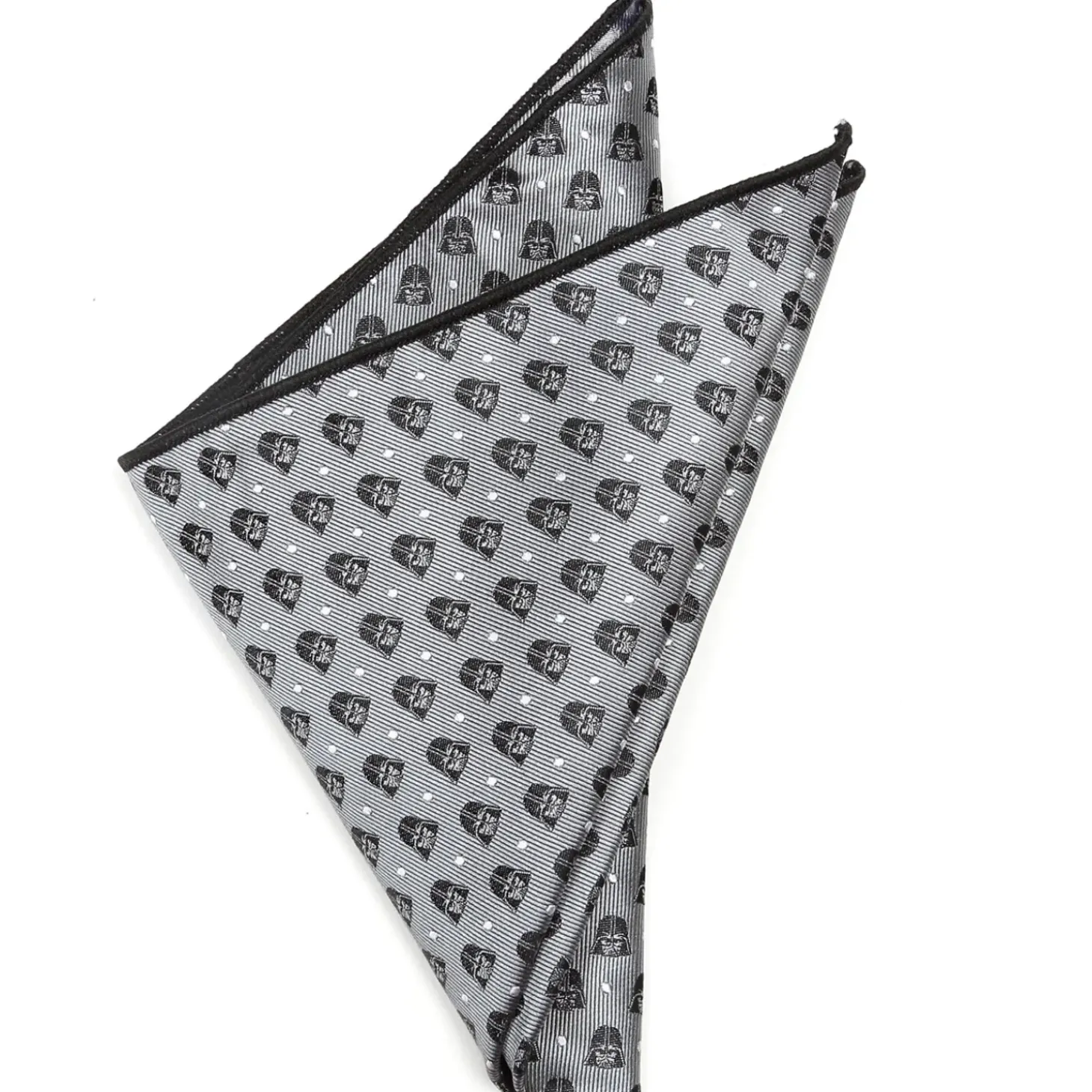 Star Wars Darth Vader Gray Dot Pocket Square