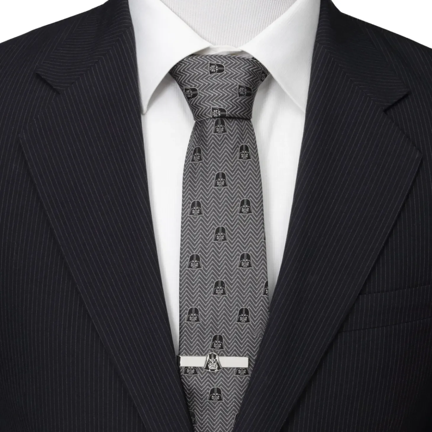Star Wars Darth Vader Herringbone Black Men's Tie