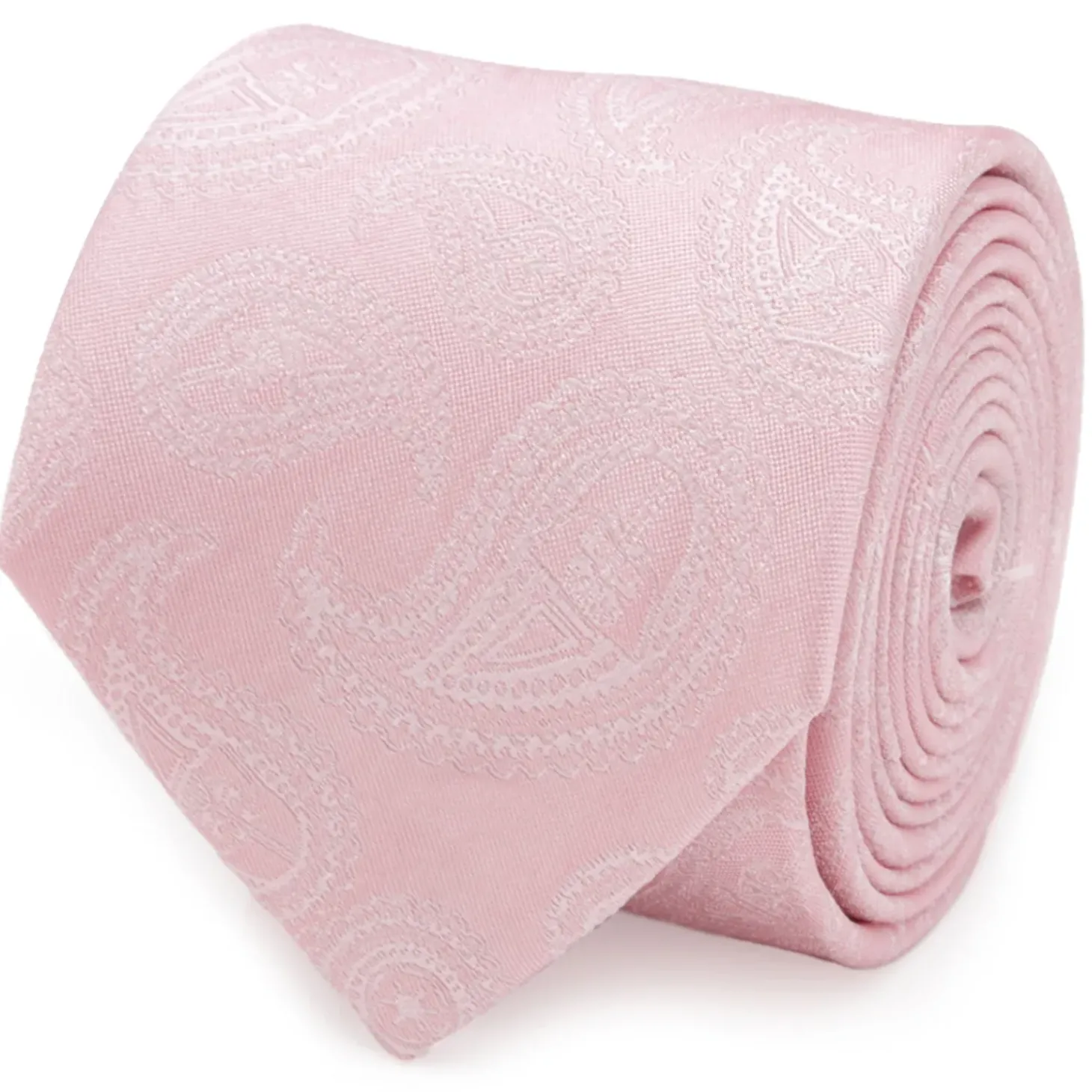 Star Wars Darth Vader Paisley Pink Silk Men's Tie