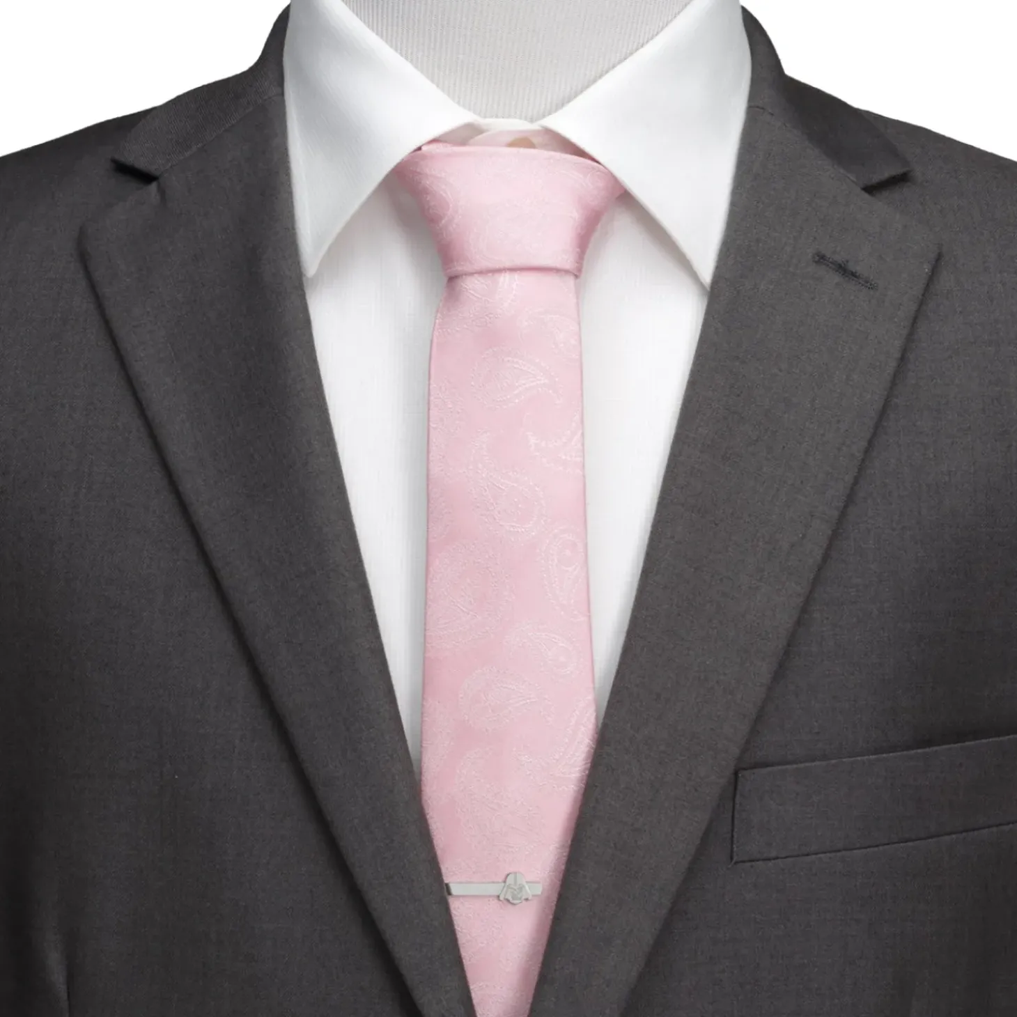 Star Wars Darth Vader Paisley Pink Silk Men's Tie