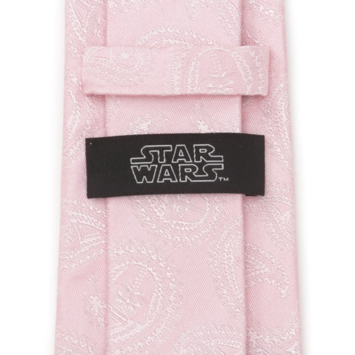 Star Wars Darth Vader Paisley Pink Silk Men's Tie