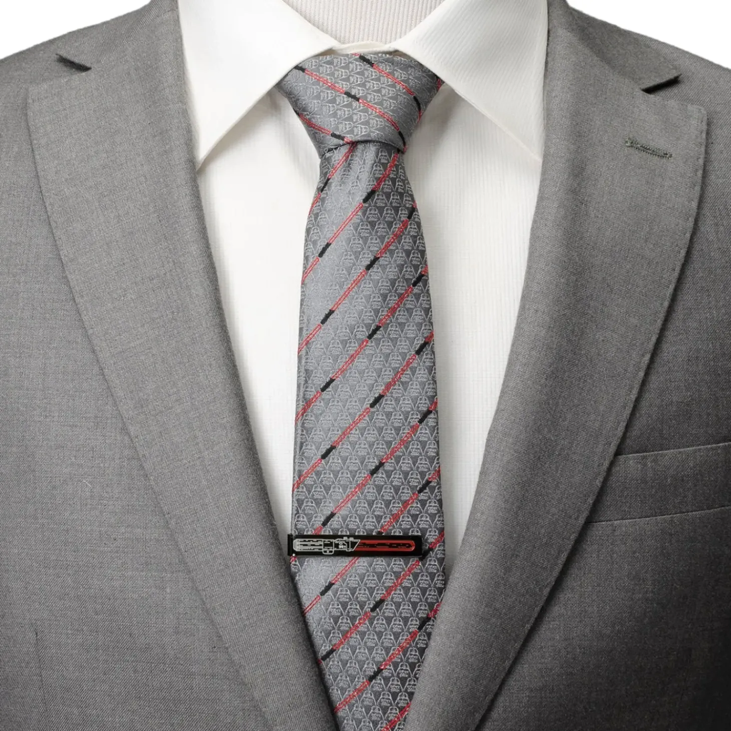 Star Wars Darth Vader Red Lightsaber Stripe Men's Tie