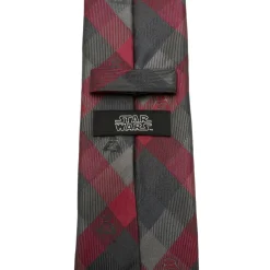 Star Wars Darth Vader Red Plaid Men's Tie