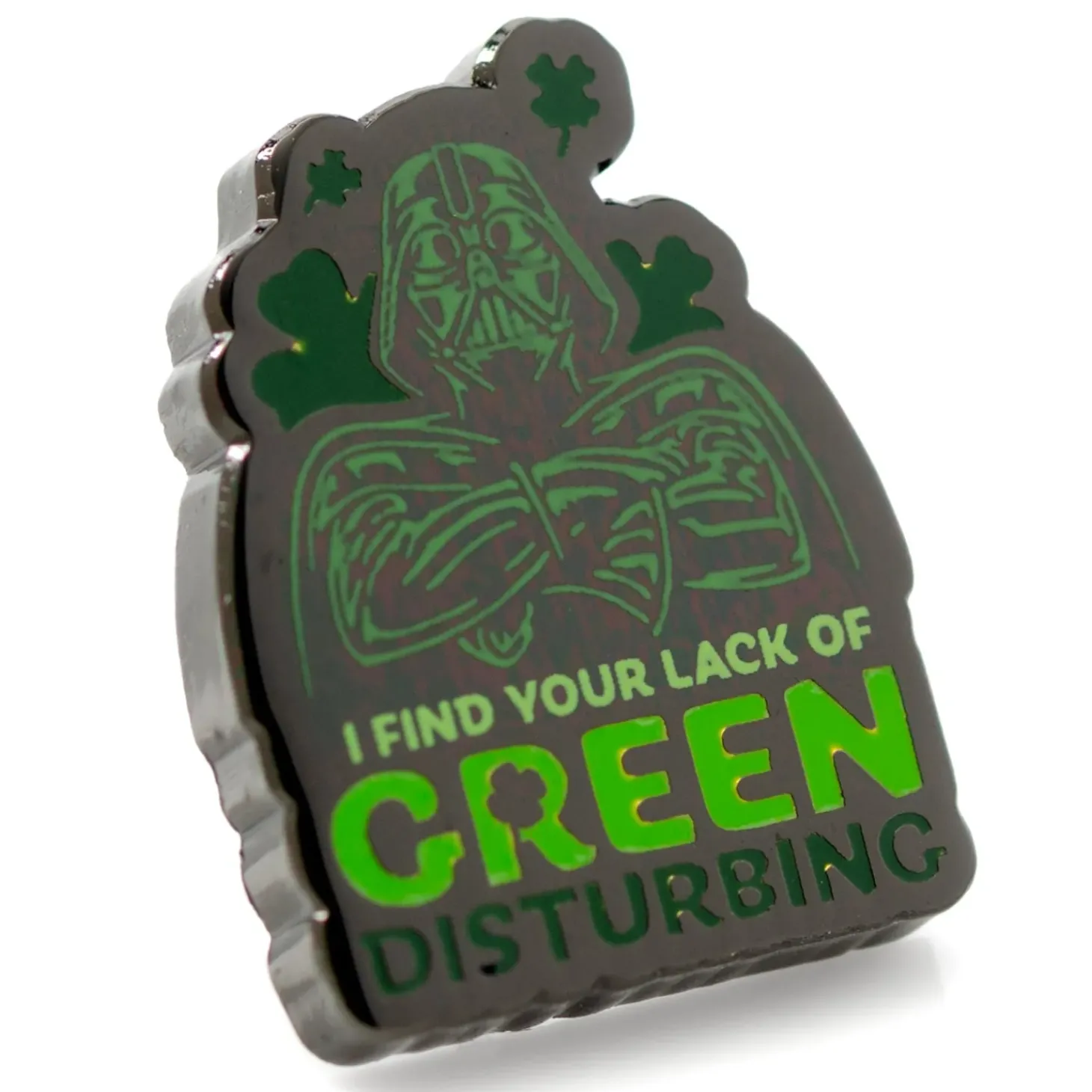 Star Wars Darth Vader Shamrock Lapel Pin