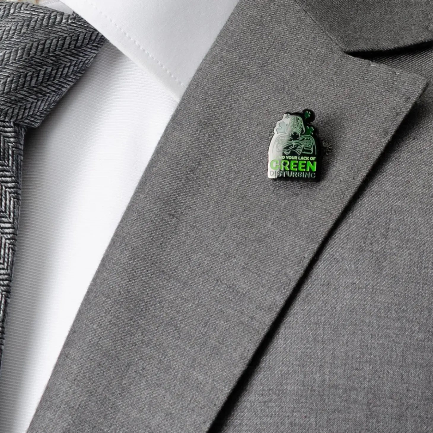 Star Wars Darth Vader Shamrock Lapel Pin