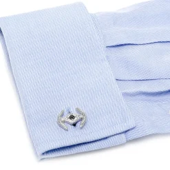 Star Wars Darth Vader TIE Starfighter Blueprint Cufflinks