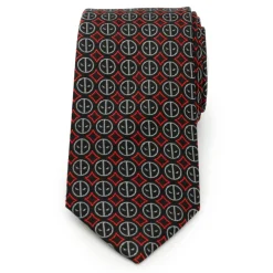 Marvel Deadpool Black Men's Tie