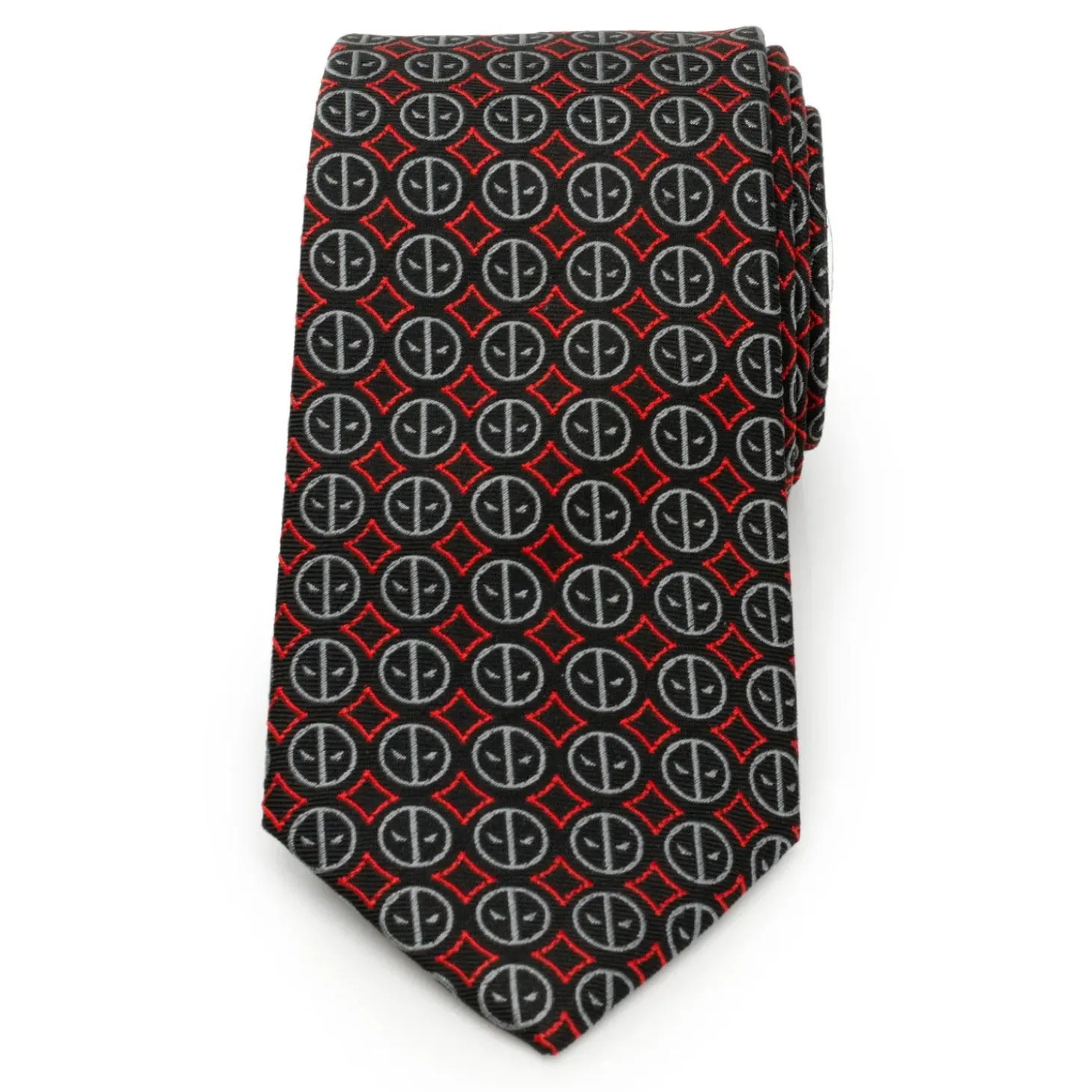 Marvel Deadpool Black Men's Tie