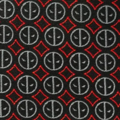 Marvel Deadpool Black Men's Tie