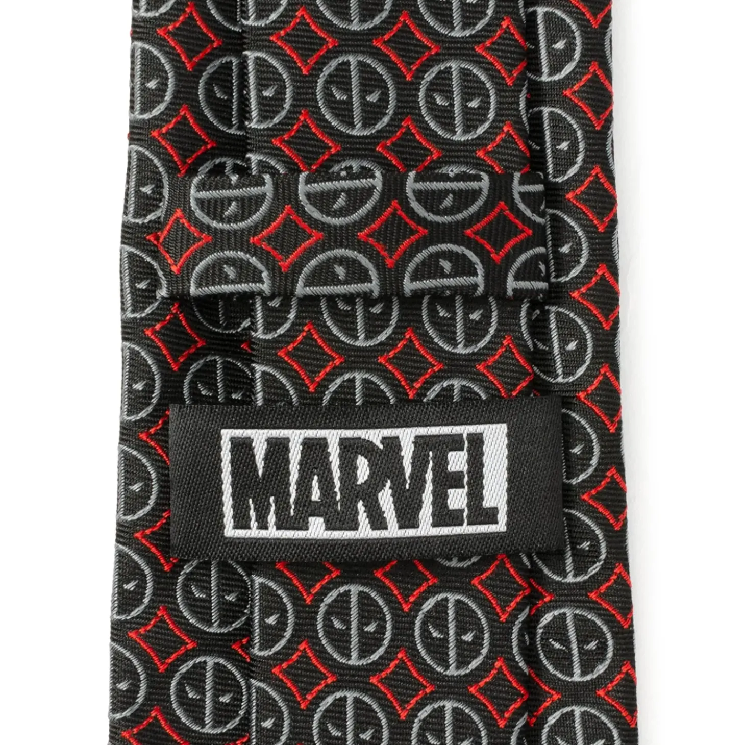 Marvel Deadpool Black Men's Tie