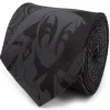 Marvel Deadpool Hidden Paisley Black Silk Men's Tie