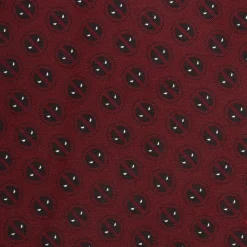 Marvel Deadpool Red Mask Silk Pocket Square