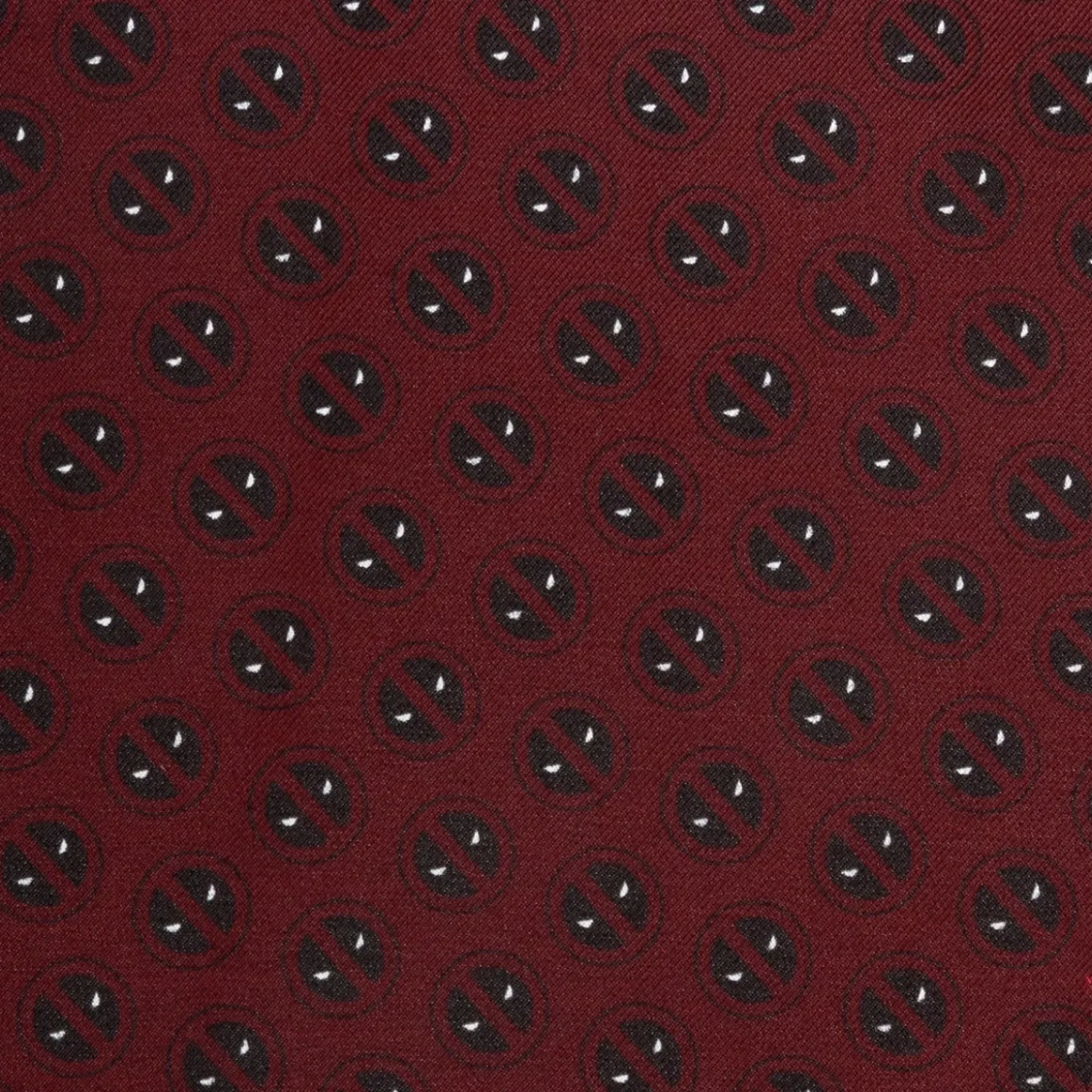 Marvel Deadpool Red Mask Silk Pocket Square