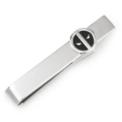 Marvel Deadpool Silver Mask Tie Bar