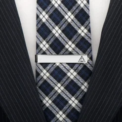 Harry Potter Deathly Hallows "Always" Hidden Message Tie Bar