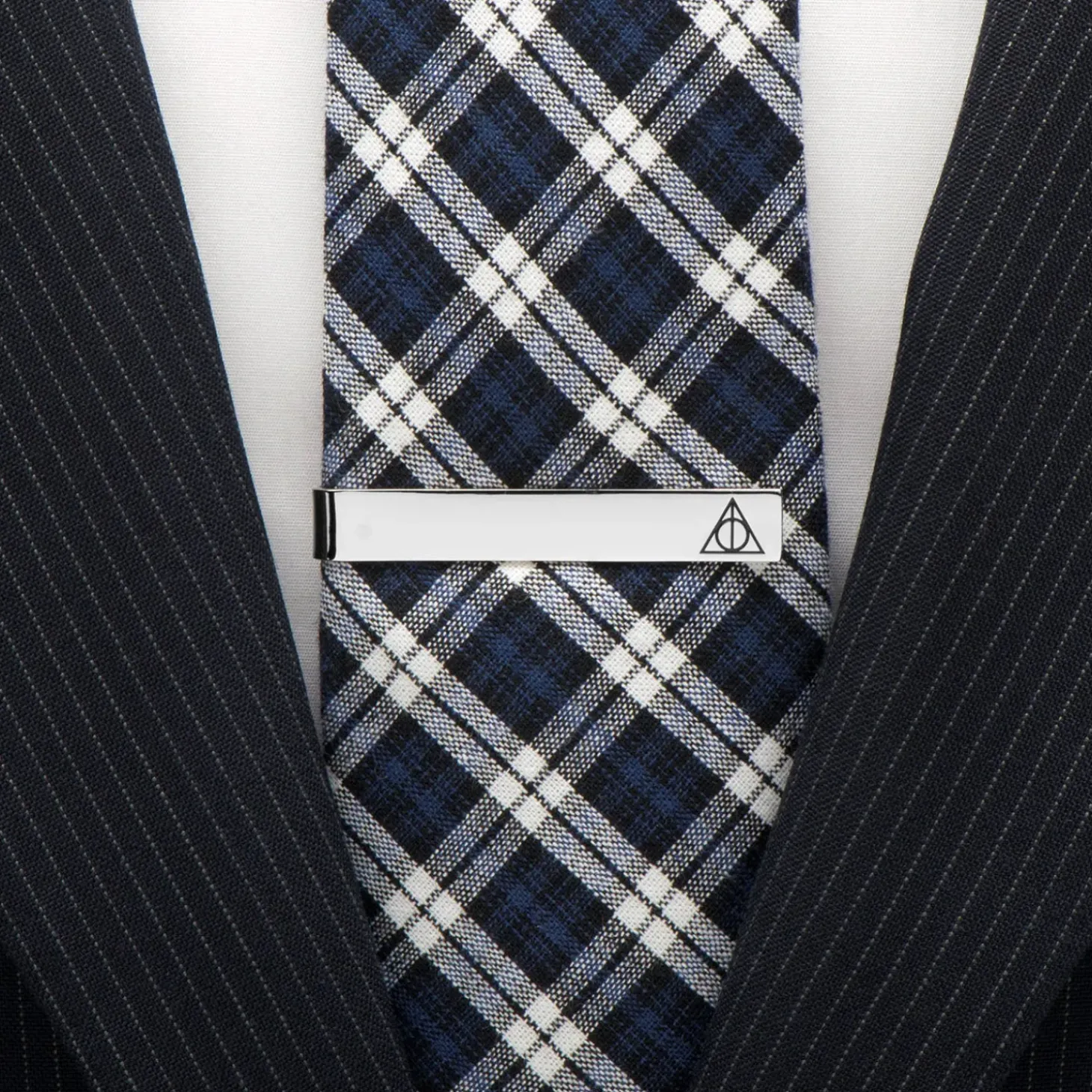 Harry Potter Deathly Hallows "Always" Hidden Message Tie Bar