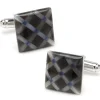 Ox and Bull Trading Co. Diamond Gray Cufflinks