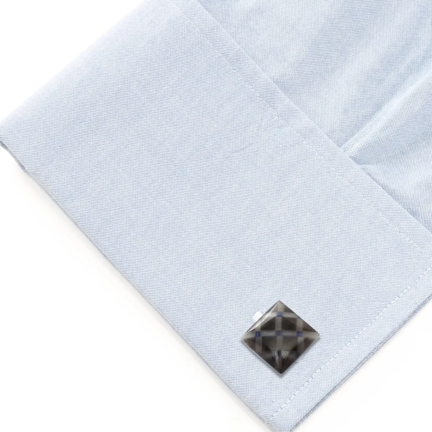 Ox and Bull Trading Co. Diamond Gray Cufflinks
