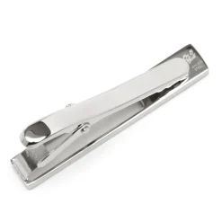 Ox and Bull Trading Co. Die Cut Crystal Stainless Steel Tie Clip