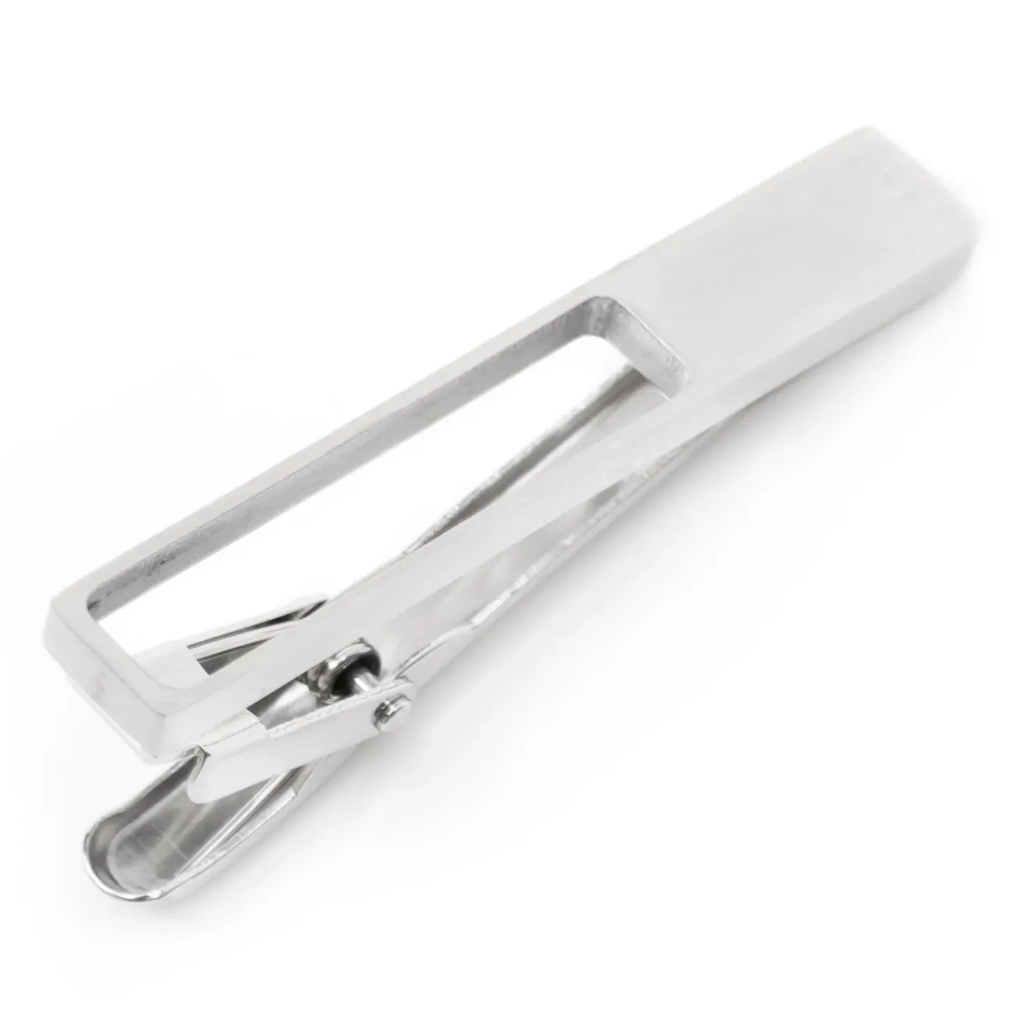 Ox and Bull Trading Co. Die Cut Metal Stainless Steel Tie Clip