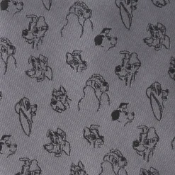 Disney Dog Print Gray Men's Tie