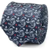 Disney Donald Duck Anchor Navy Blue Men's Tie