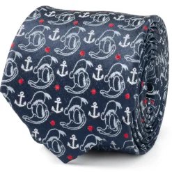 Disney Donald Duck Anchor Navy Blue Men's Tie
