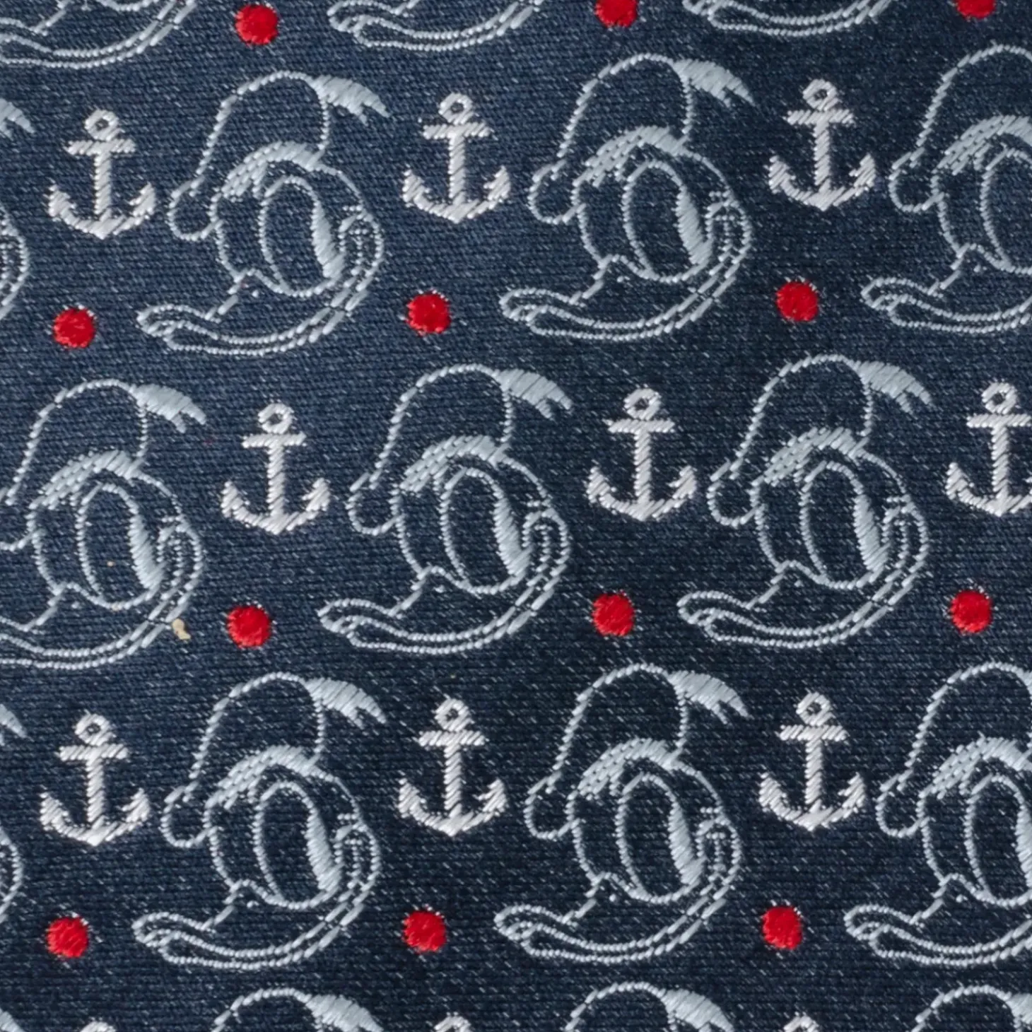 Disney Donald Duck Anchor Navy Blue Men's Tie