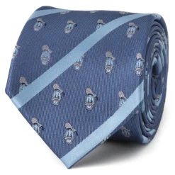 Disney Donald Duck Stripe Blue Men's Tie