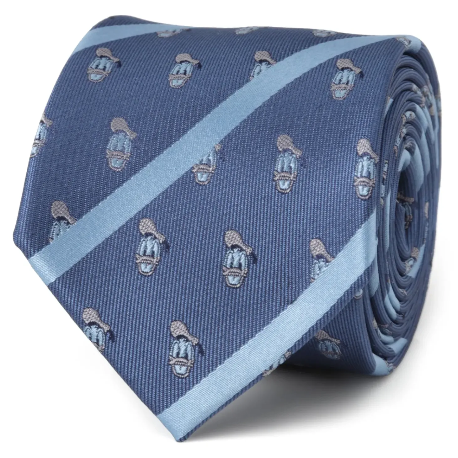 Disney Donald Duck Stripe Blue Men's Tie