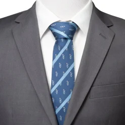 Disney Donald Duck Stripe Blue Men's Tie