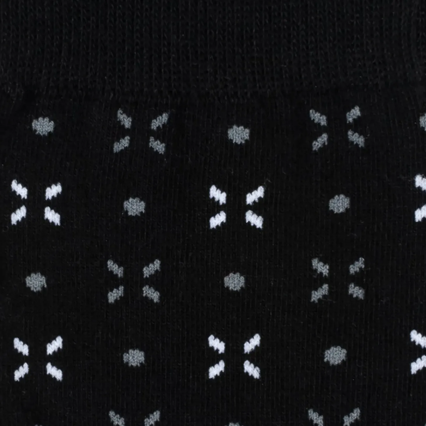 Ox and Bull Trading Co. Dot Patterned Black Men's Socks