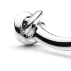 Ox and Bull Trading Co. Double Sided Silver Knot Cufflinks