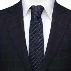 Star Trek Enterprise Dot Blue Men's Tie