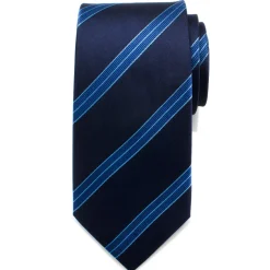 Star Trek Enterprise Flight Blue Stripe Men's Tie