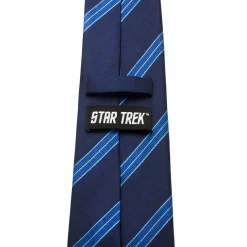 Star Trek Enterprise Flight Blue Stripe Men's Tie