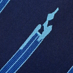 Star Trek Enterprise Flight Blue Stripe Men's Tie