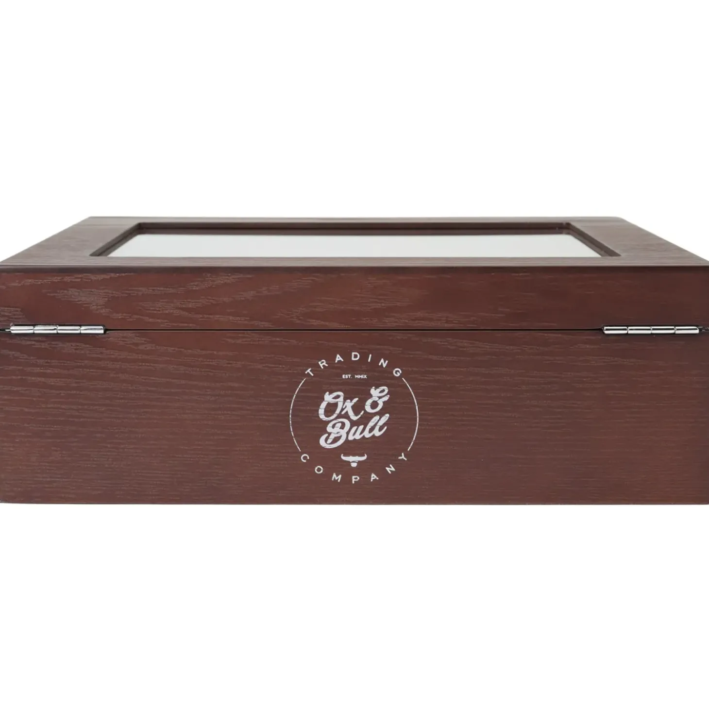 Ox and Bull Trading Co. Espresso Cufflinks Collector's Case - 72 pairs