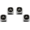 Ox and Bull Trading Co. Faceted Onyx Cushion Studs