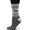 Cufflinks, Inc. Fair Isle Tree Socks